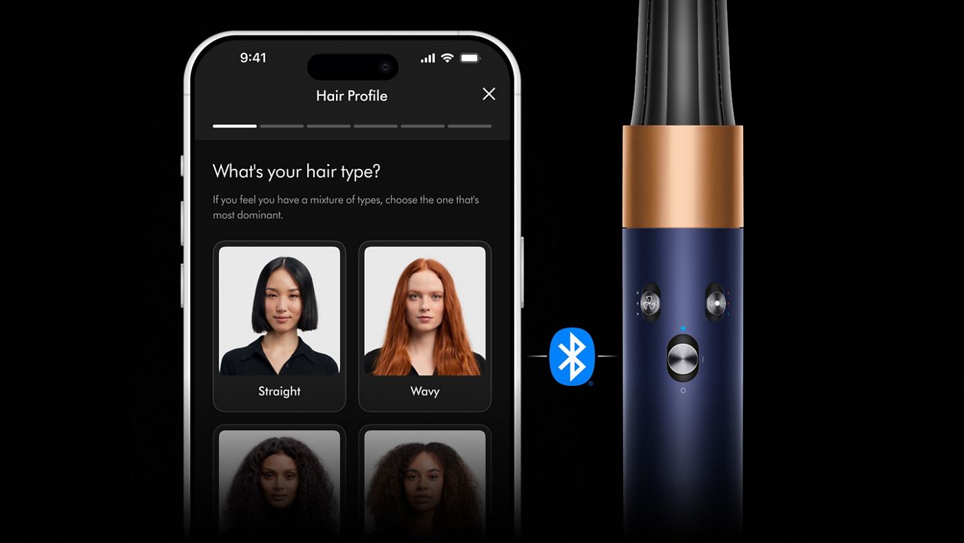 Dyson Airwrap i.d. connecté à l’application MyDyson